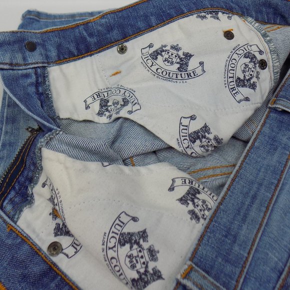 Vintage Juicy Couture Denim Capri Jeans Size 29 - Picture 11 of 13